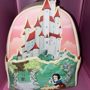 Snow White Castle loungefly mini backpack